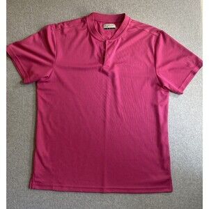 Men's Large Blade Collar Golf Shirt PGA Tour Pink